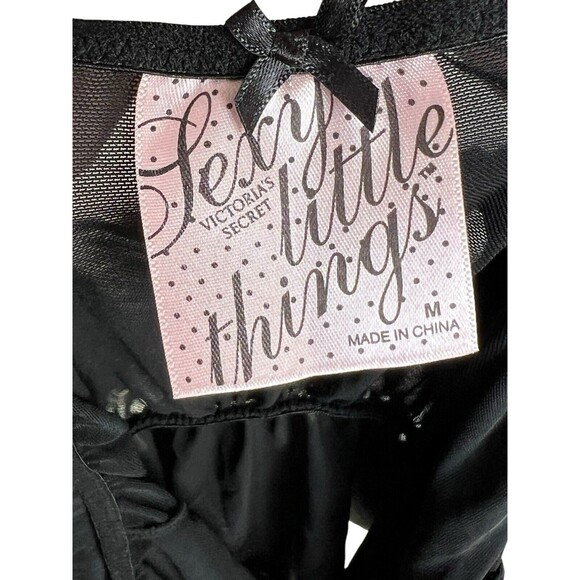 Sexy Little Things Victoria’s Secret Mesh Cami Slip Bustier Maid Medium Apron - Picture 9 of 10